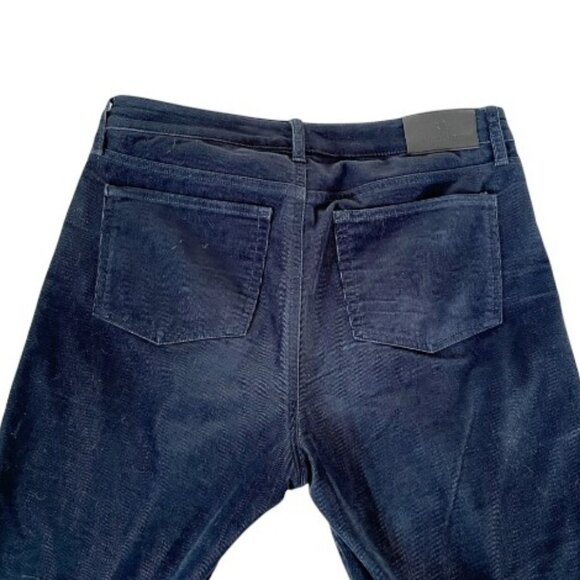 Lauren Ralph Lauren navy blue straight corduroy pants size 6 - Picture 5 of 8